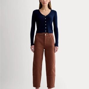 Everlane Utility Barrel Pant Rosewood